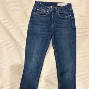 Rag & Bone High Rise Ankle Skinny - Size 25
